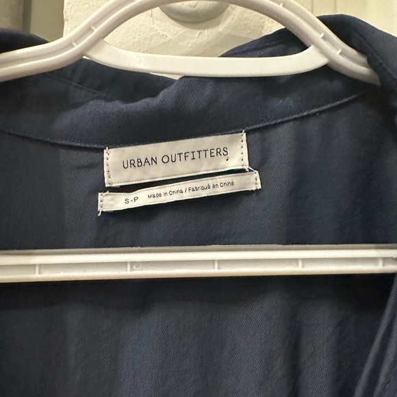 Oversized navy button down from UO. Slightly sheer - Picture 3 of 3